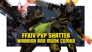 FFXIV PVP Monk And Warrior A Perfect Duo Counter Dark Knights [upl. by Pip]