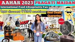 AAHAR 2023AAHAR pragati maidan 2023 delhi ticket price in detailAaharFood amp hospitality fair 2023 [upl. by Airbma463]