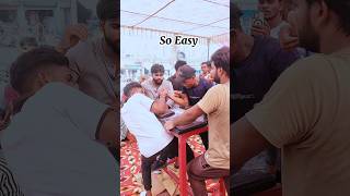 ARM WRESTLING Toproll Match  So Easy easy toproll [upl. by Novahc]