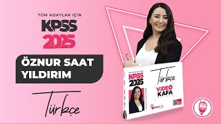 2025 KPSS TÜRKÇE Ders Tanıtım Videosu  Öznur Saat Yıldırım [upl. by Larual]