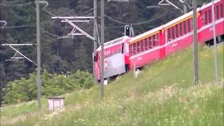 Rhätische Bahn am Pfingstwochenende 2015 [upl. by Lezirg338]