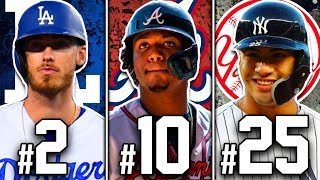 Ranking the TOP 50 Players in the MLB for 2020 [upl. by Nevets]