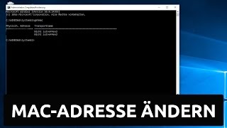 Windows 10 MacAdresse ändern 2017 [upl. by Imoyn230]