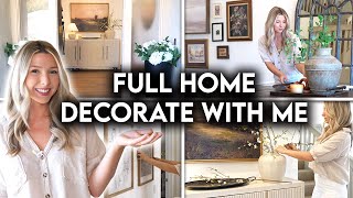 LAKE HOUSE DECORATE WITH ME  ENTRYWAY  DINING ROOM STYLING [upl. by Apollus]