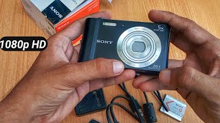 Sony Cyber Shot Digital Camera 5X Zoom HD Video Camera Unboxing  W800  Sabir Hussain Najam [upl. by Alekahs619]