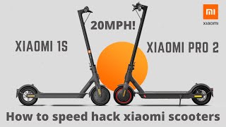 How to speed hack your Xiaomi pro 2  1S scooter  20 MPH [upl. by Player971]