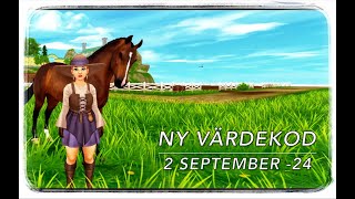 NY VÄRDEKOD 29  2024  Star Stable  redeem code [upl. by Devora]