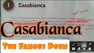 Poem Casabianca in Hindi  Full Explanation CBSE Syllabus course  AtoZ Prem English Classes [upl. by Barbey85]