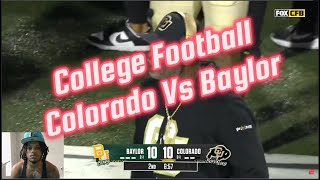 Colorado vs Baylor College Football Video Reaction🔥🔥🔥 [upl. by Oaoj]