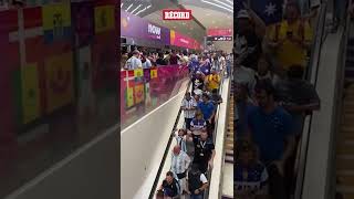 ARGENTINOS INVADEN el metro de Qatar 💪🇦🇷⚽️ [upl. by Eldreda]