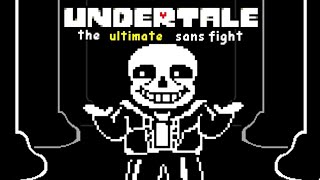 Undertale  The ULTIMATE Sans Fight  Battle Animation [upl. by Yarehs]