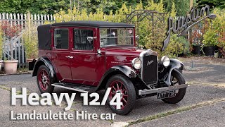 1934 Austin Heavy 12 4 Landaulette Hire car [upl. by Ecnarret]