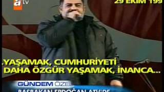 Ahmet Kayanın Erdoğanı Ağlatan Konuşması Cumhuriyet Konseri 1998 [upl. by Norabal]