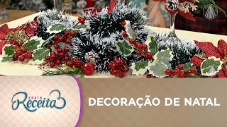 Saiba como fazer uma decoração fácil para o seu Natal [upl. by Quartis]