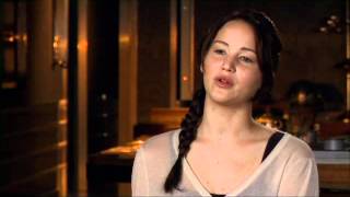 The Hunger Games cast interview Jennifer Lawrence [upl. by Vernen]