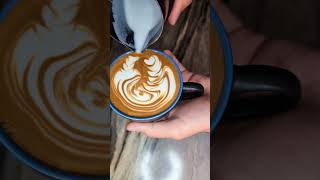 Leaf rise latte art [upl. by Woods]