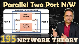 Parallel Connections of Two Port Networks  Network Theory  Engineering Funda [upl. by Etti]