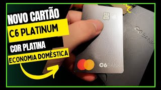 C6 BANK PLATINUM  NOVA COR PLATINA  Veja quanto ganhei economiadomestica [upl. by Yamauchi]