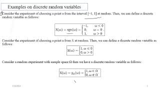 L09 Discrete random variables [upl. by Onej553]