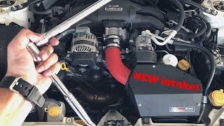 GrimmSpeed cold air intake install EASY DIY BRZ  FRS  GT86 [upl. by Assyram]