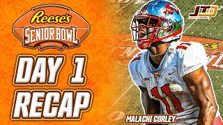 Senior Bowl Day 1 Practice RECAP Biggest WinnersLosers [upl. by Sorci]