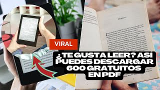 ¡LIBROS GRATUITOS así puedes Descargar más de 600 libros gratis en PDF cursos y mucho más [upl. by Setsero]