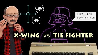 XWing vs Tie Fighter dal PET al  Commodore 64 [upl. by Nekcerb]