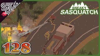 FIGHTING FIRE IN THE NEW FIREFIGHTER UPDATE  Sneaky Sasquatch  Ep 128 [upl. by Abbotsun101]