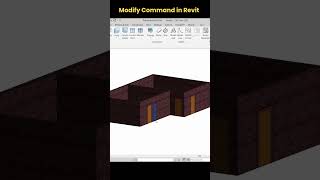 Modify Commands in Revit shorts revit modify command [upl. by Muraida]