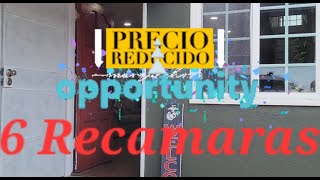 💲💲💲 Casa de venta con 6 Reacmaras y PRECIO REDUCIDO 💲💲💲 [upl. by Tunk]