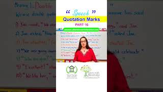 Using Speech Marks  Punctuating Direct Speech  EasyTeaching english writing punctuation speech [upl. by Aikam460]