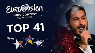 Eurovision 2019  Top 41  🇦🇲🇲🇹🇮🇱 [upl. by Aisereht]