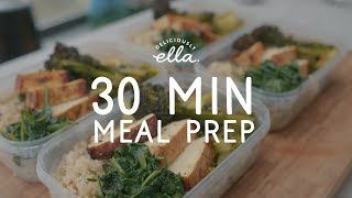 30 Minute Meal Prep  Vegan  Deliciously Ella [upl. by Lexi]