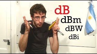 ¿Qué son los DECIBELES  dBm dBW dBi dBlo que sea  El Traductor [upl. by Francie]