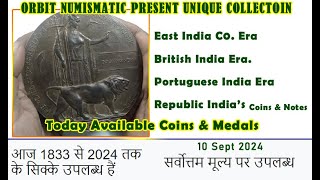 East India British India Portuguese India Coins Notes amp Medal Available On ORBIT Numismatic [upl. by Neerahs966]