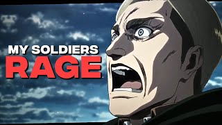 MY SOLDIERS RAGE  Attack on Titan Motivational Video AMV [upl. by Ethbinium]