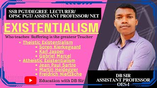 Existentialism  The Most Individualistic Philosophy  Western Philosophy  SSB Degree Lecturer [upl. by Guinn850]