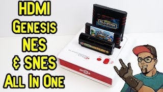 RetroBit Super Retro Trio Plus HD Genesis SNES amp NES Console Review [upl. by Smiley431]