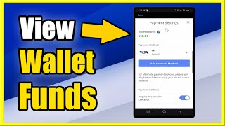 How to View Wallet Balance on PSN Account on Phone App PS5 amp PS4 Tutorial [upl. by Semreh]