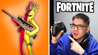 PRIMEIRA VEZ NO FORTNITE COM FLAKES E MANTEIGA [upl. by Ocsicnarf]