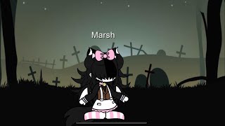 MARSHY IS DEAD gacha club parody TW GUNSHOTS [upl. by Amilah]