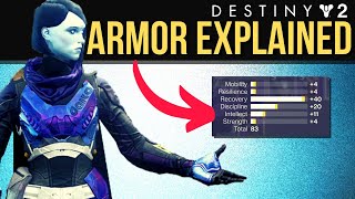 Destiny 2 ARMOR GUIDE amp TIPS BEST HIGH STATS WHAT TO LOOK FOR UPDATED [upl. by Yrocej771]