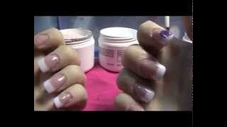 Tutorial de cómo hacer uñas acrílicas con tips y reversa  Principiantes Uñas Acrílicas [upl. by Radcliffe]