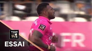 TOP 14  Essai Waisea NAYACALEVU SFP  Paris  Lyon  J1  Saison 20172018 [upl. by Ahsinet]