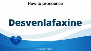 How to pronounce Desvenlafaxine in English correctly [upl. by Anert]