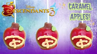 DESCENDANTS 3 Caramel Apple Recipe  Celebrity Sweets [upl. by Ahteral206]