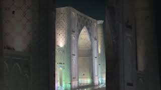 Samarkand registan square light show [upl. by Medeah]