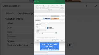 How we can create drop down in Excel viralvideos exceltips reel exceltips excel spreadsheet [upl. by Rozalin]