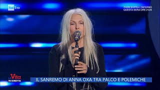 Il Sanremo di Anna Oxa tra palco e polemiche  La vita in diretta 13022023 [upl. by Ezana]