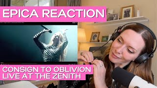 Firsttime reaction to EPICA  Consign To Oblivion Live at the Zenith [upl. by Laram]